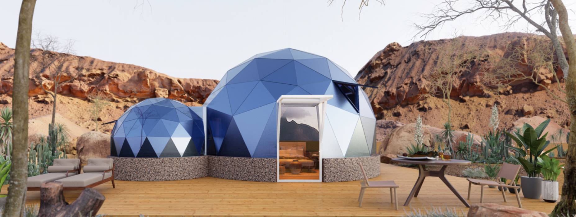 新泰市球形智能光伏玻璃星空房